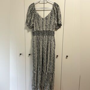 NWT Room 34 100% viscose  Maxi dress size XL